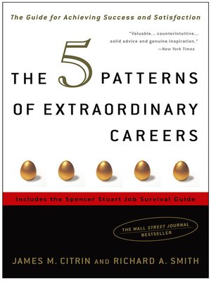 cover image of The 5 Patterns of Extraordinary Careers